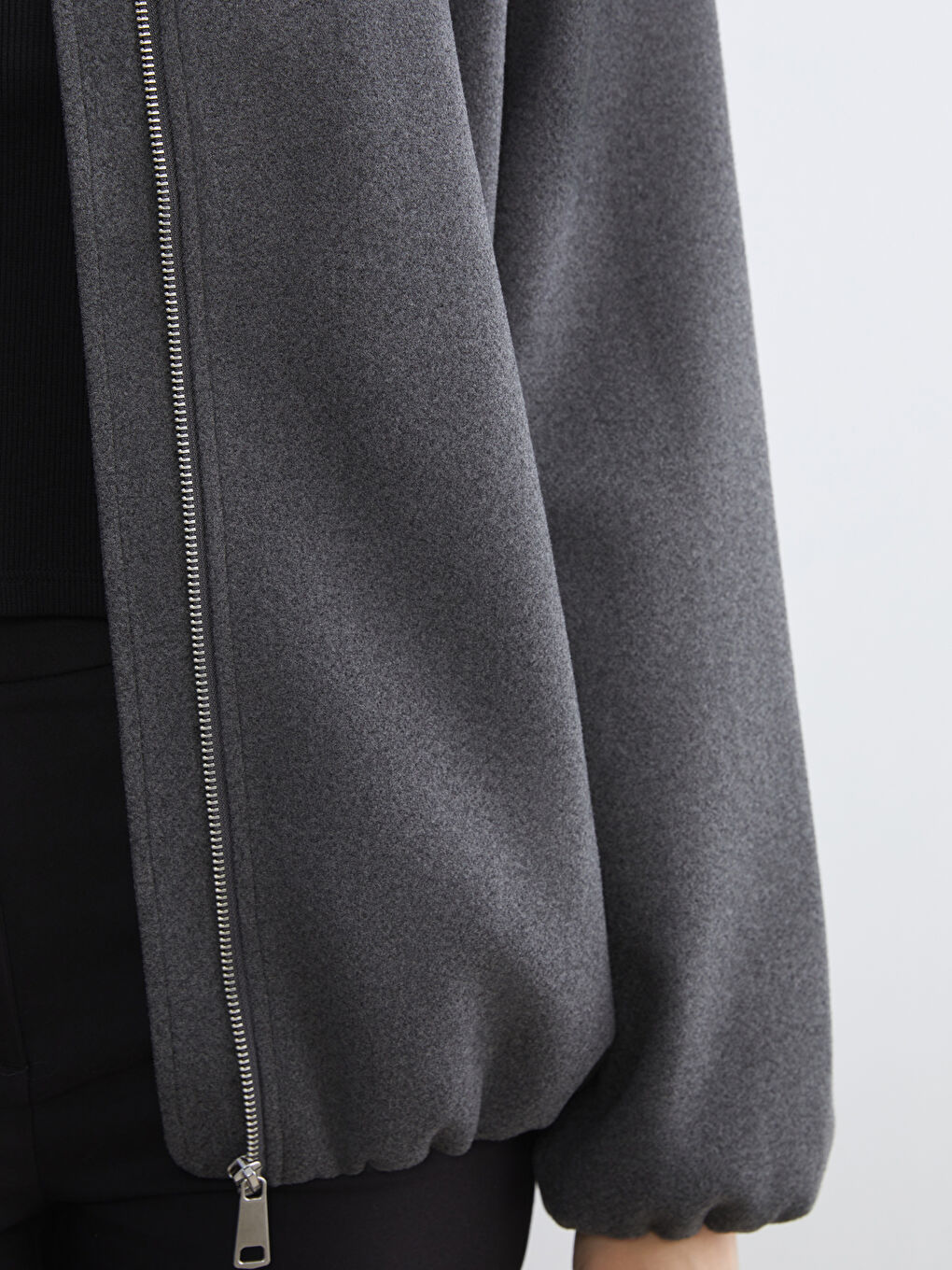 Женщины Антрацитовый Плащ-2