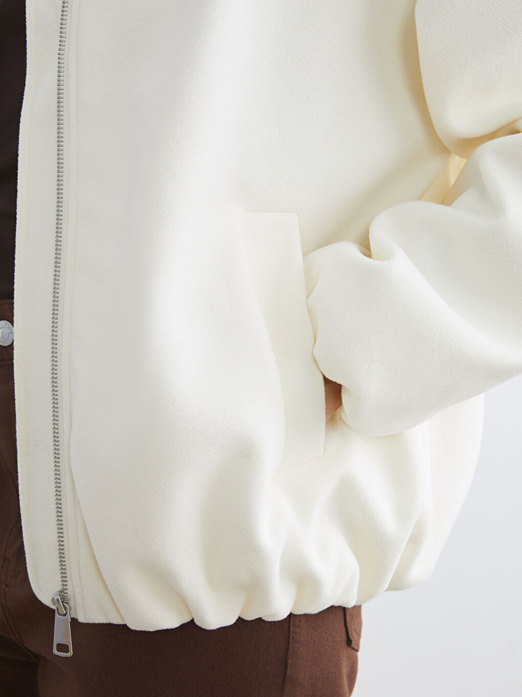 Woman ECRU Overcoat-2