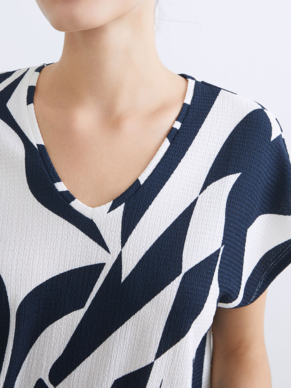 Әйелдер көк Футболка-2