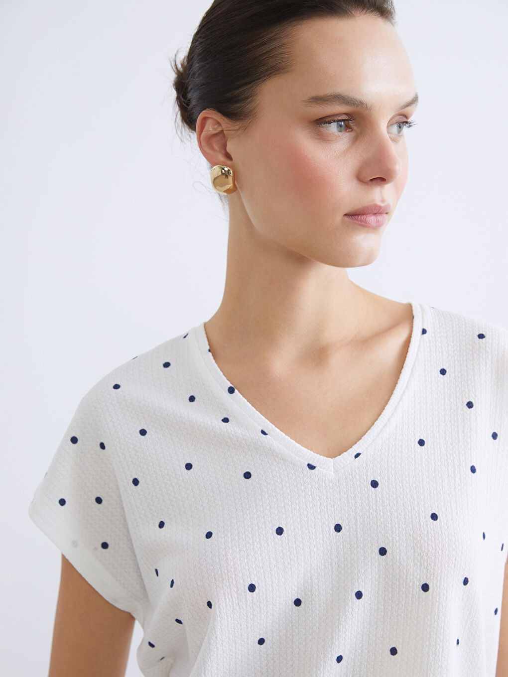 Әйелдер көк Футболка-2