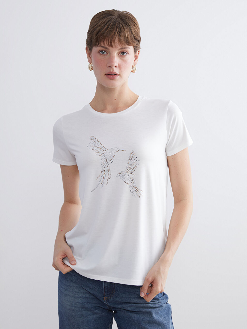 Әйелдер сұрғыштау-қою сары Футболка