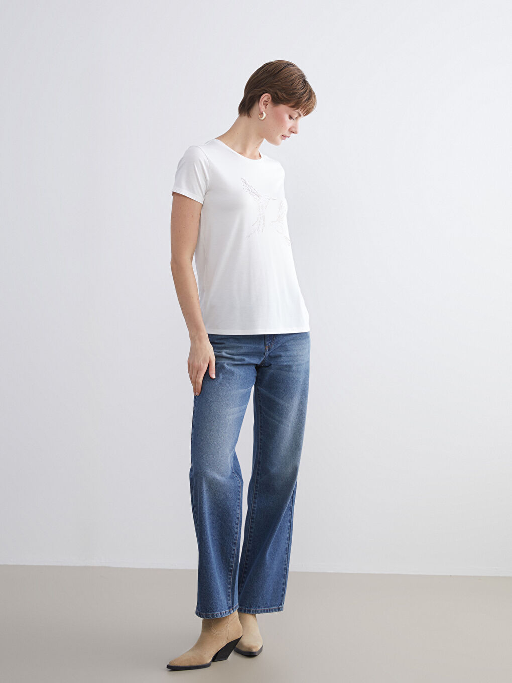 Әйелдер сұрғыштау-қою сары Футболка-1