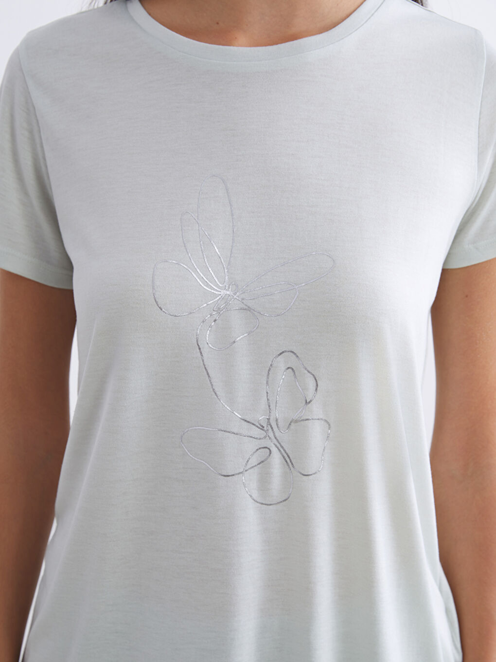 Әйелдер сұр Футболка-2