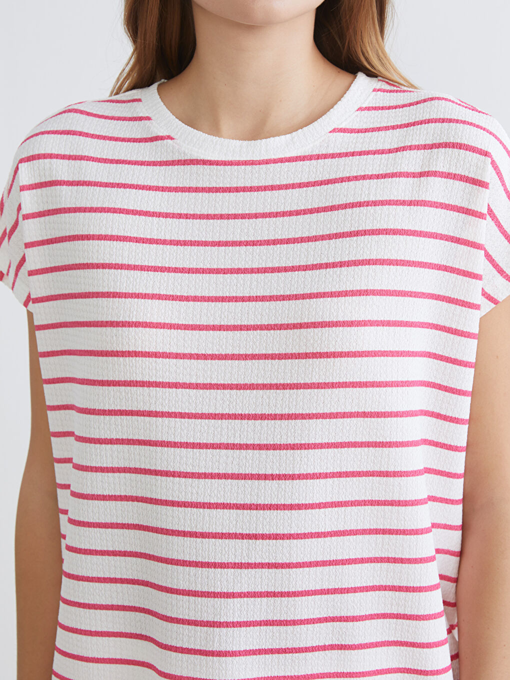 Әйелдер қызғылт Футболка-2