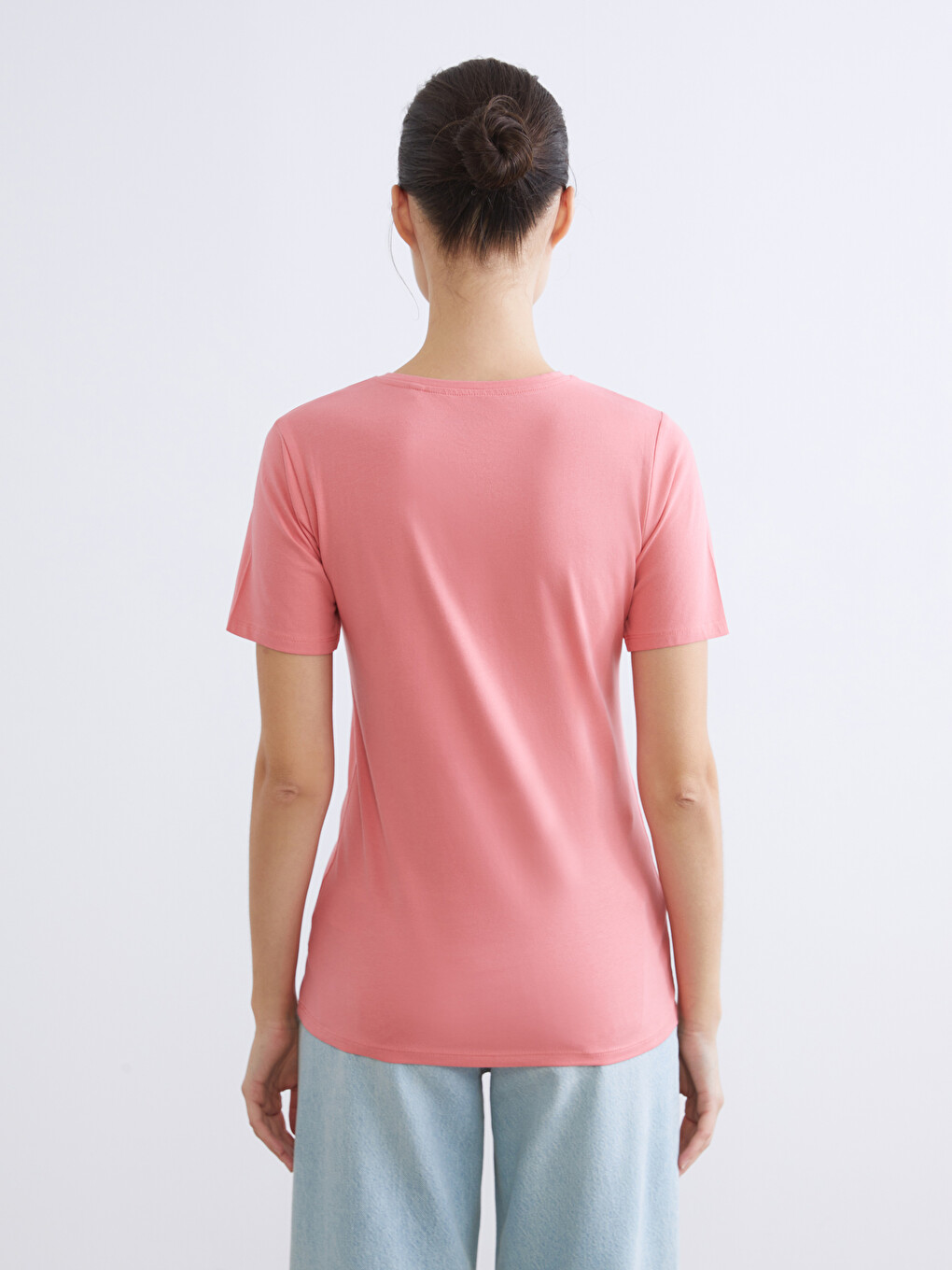 Әйелдерге Арналған Футболка Crew Neck-3