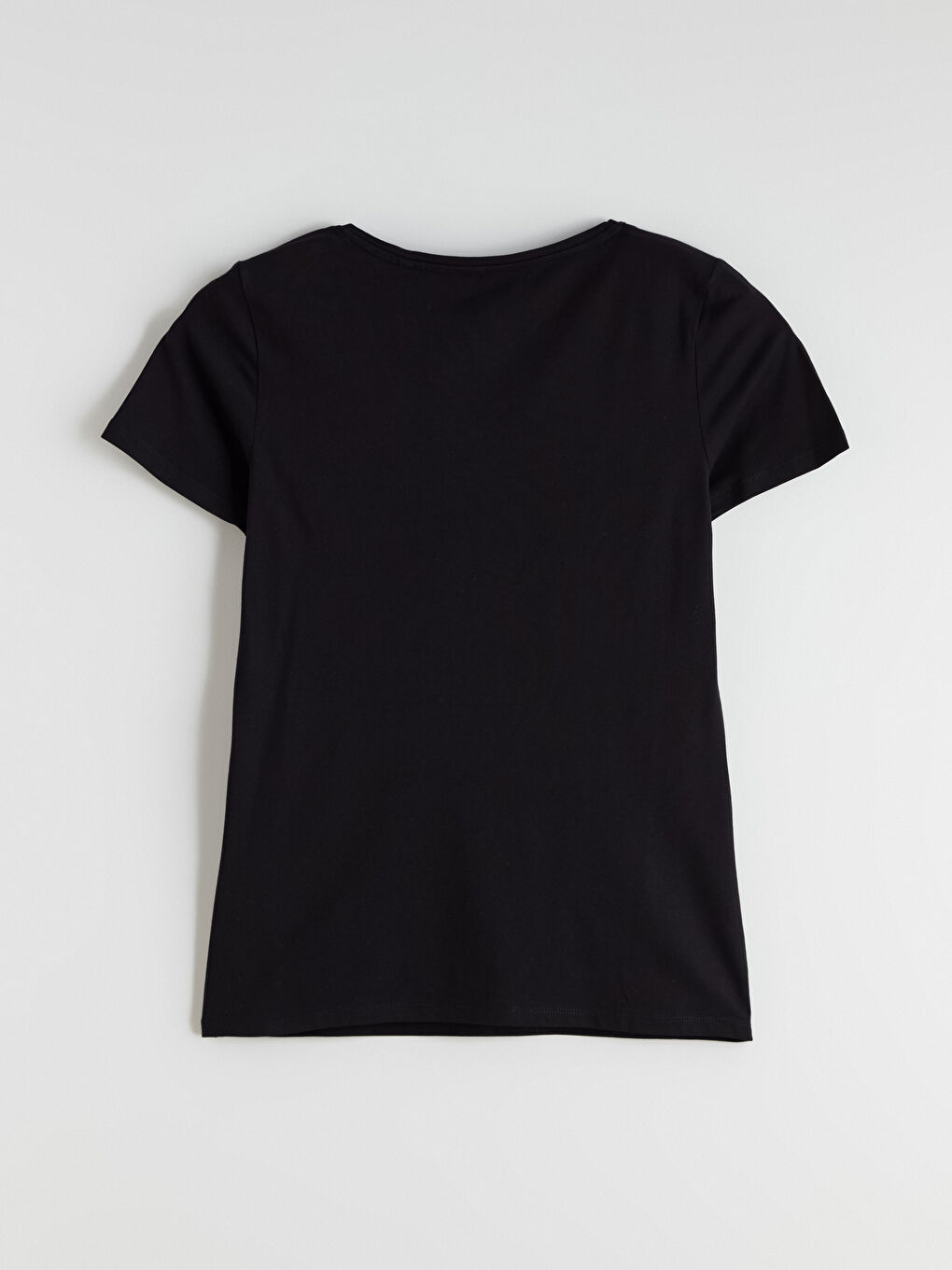 Әйелдер қара Футболка-5