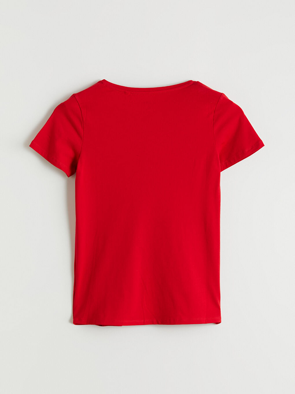 Әйелдер қызыл Футболка-5