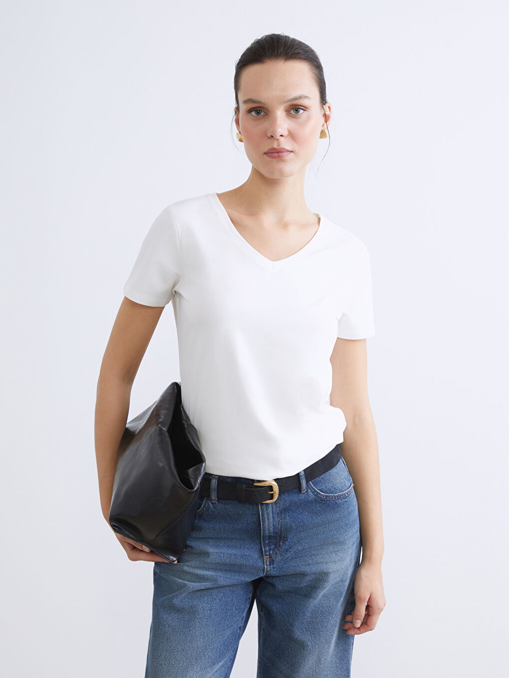 Әйелдер сұрғыштау-қою сары Футболка