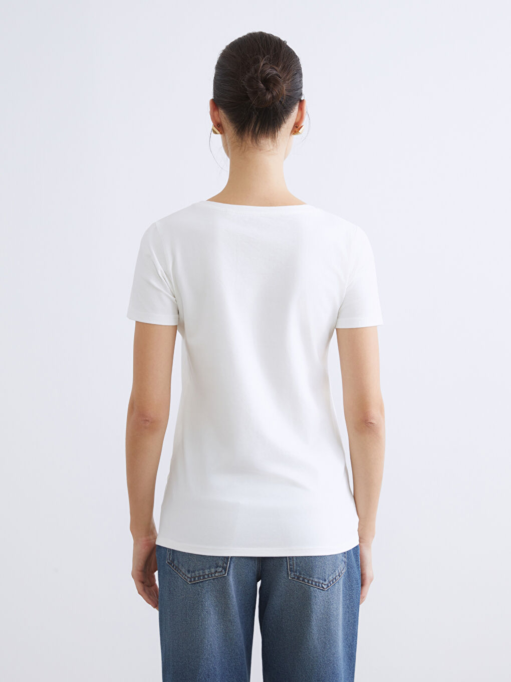 Әйелдер сұрғыштау-қою сары Футболка-3