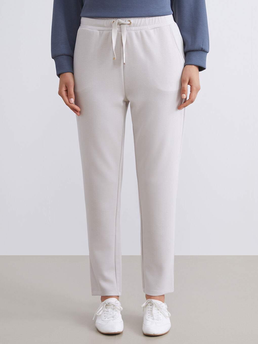 Әйелдер сұр Жайлы спорт шалбар-1