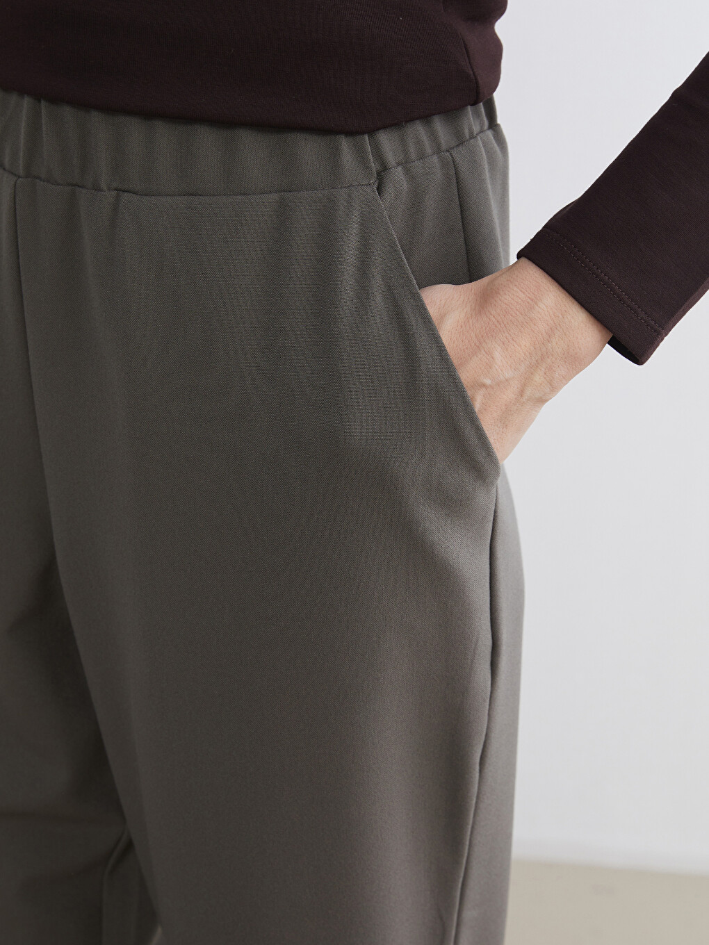 Tuta Sportive Soft Touch Për Gra Me Bel Elastik-2
