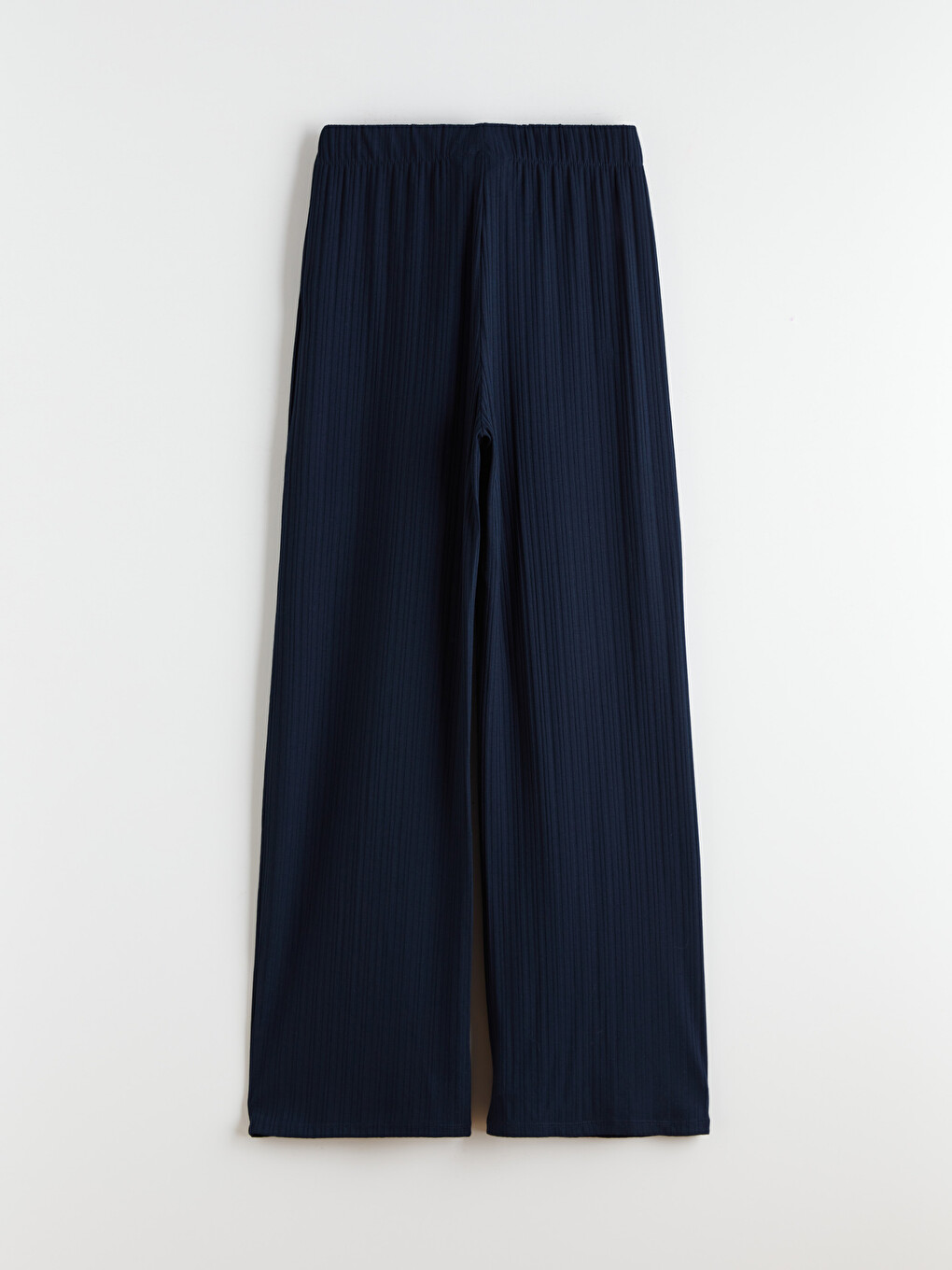 Elastic Waist Wide Leg Women's Trousers-5