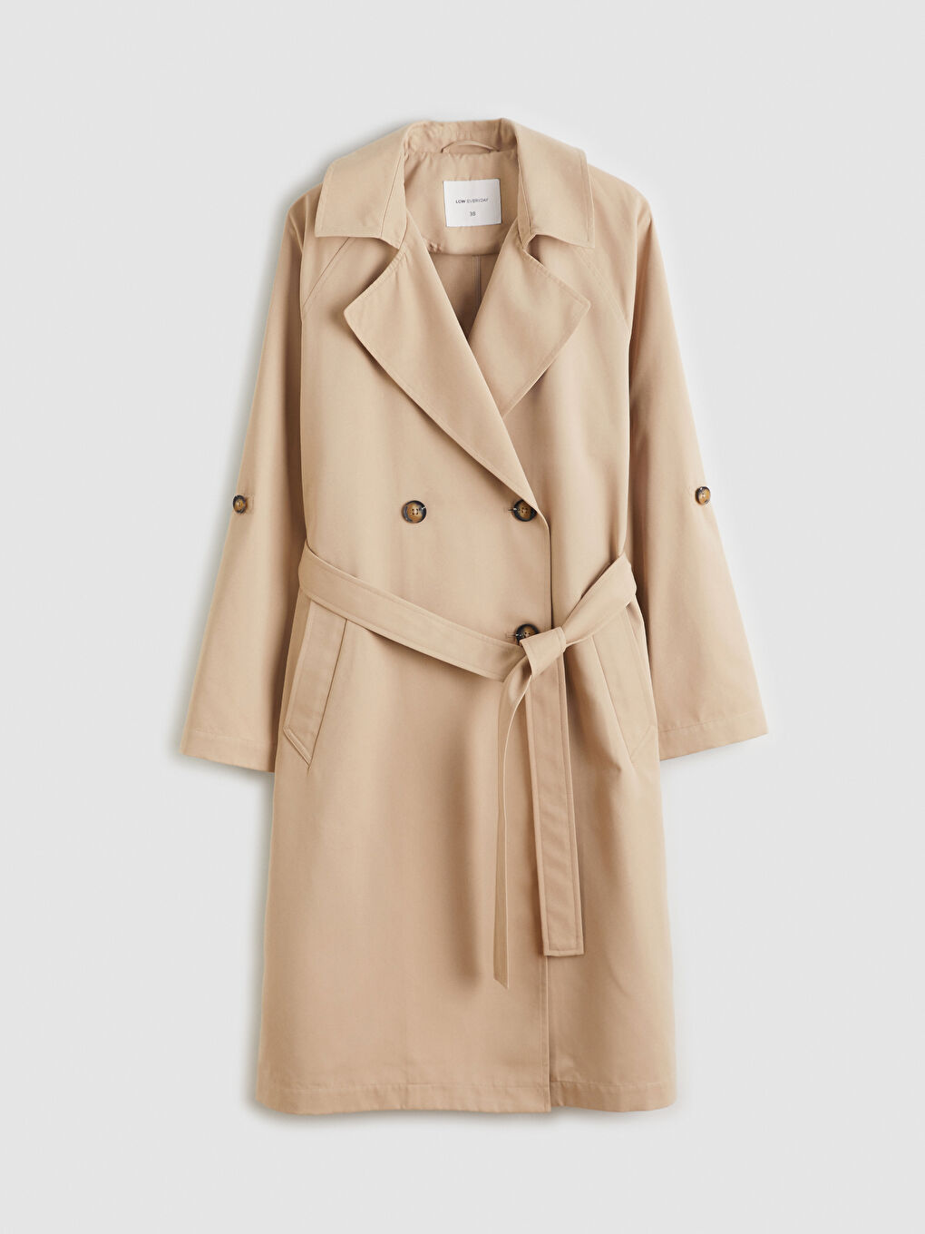 Women's Double-Breasted Trench Coat-5