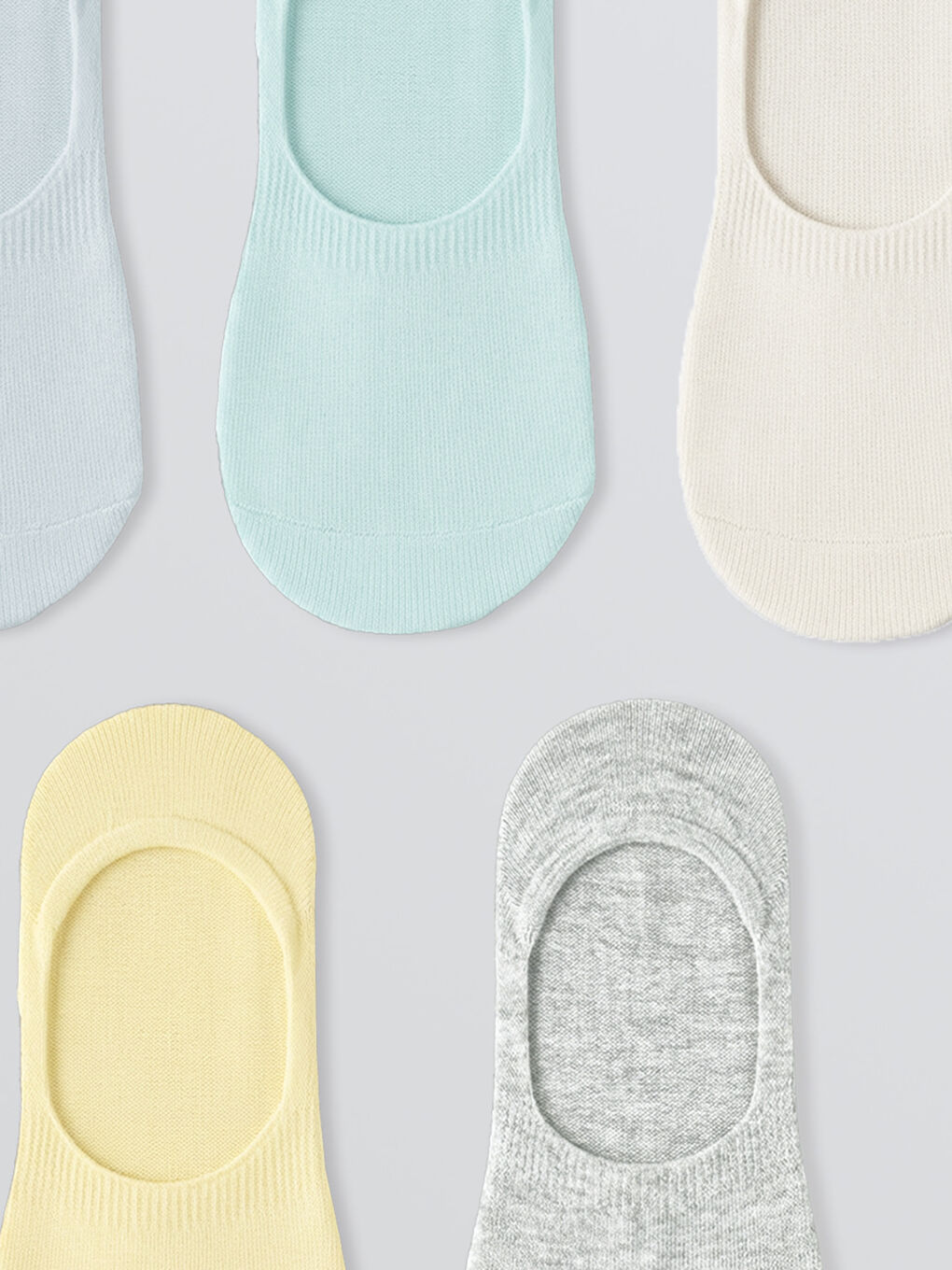 Mavi Kadın Düz Babet Çorap 5'li

-1