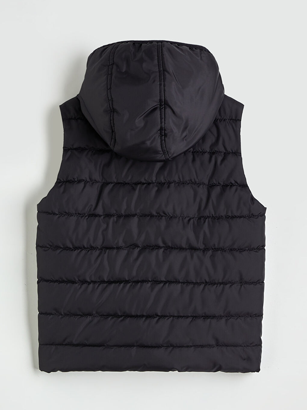 Prsluk sa kapuljačom za dečake, prošiven i postavljen-1