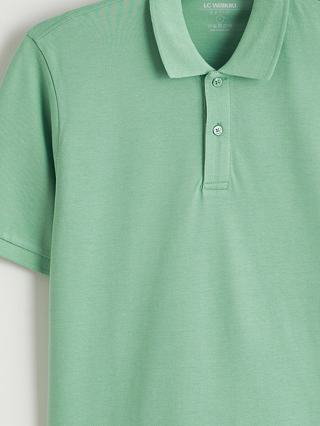 تي شيرت ياقة بولو بيكيه للرجال-1