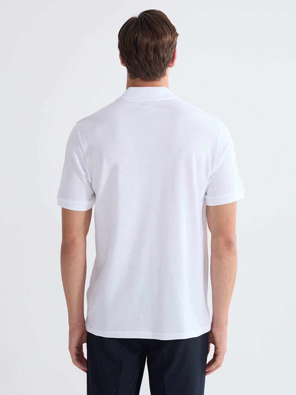 Polo Neck Pique Men's T-Shirt-3