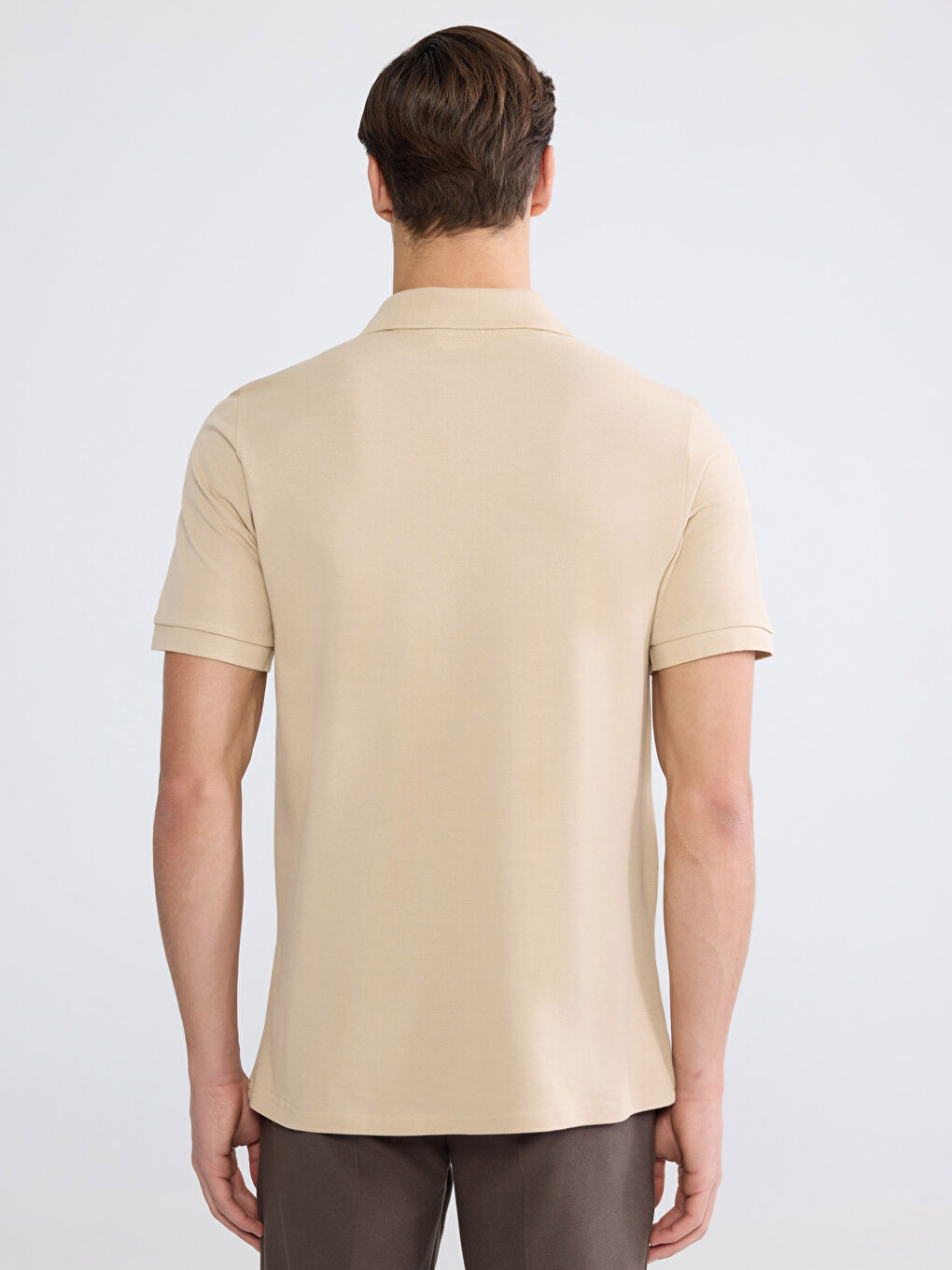 Polo Neck Pique Men's T-Shirt-3