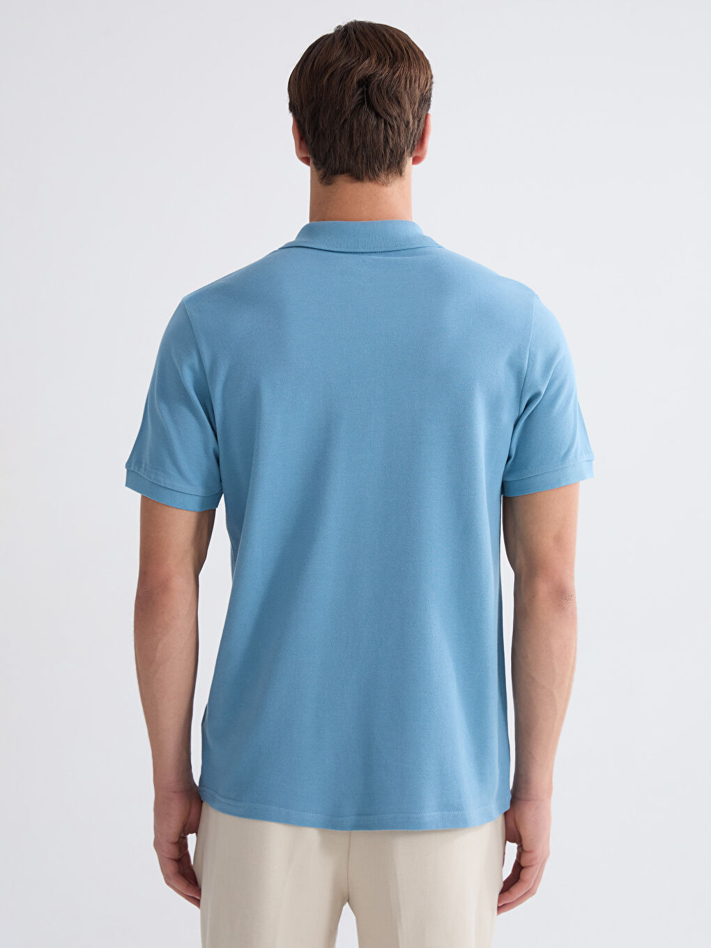 Polo Neck Pique Men's T-Shirt-3