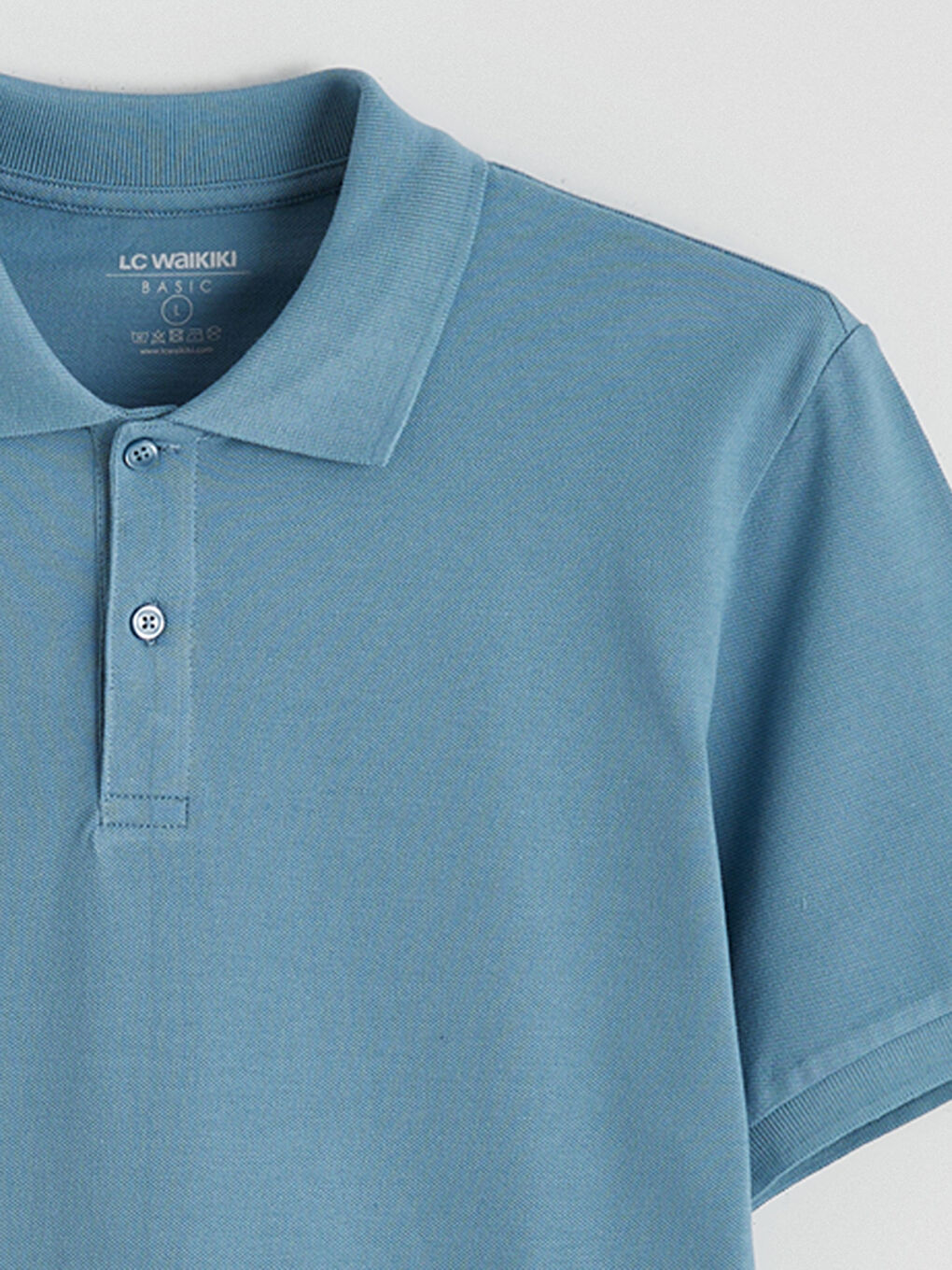 Polo Neck Pique Men's T-Shirt-5