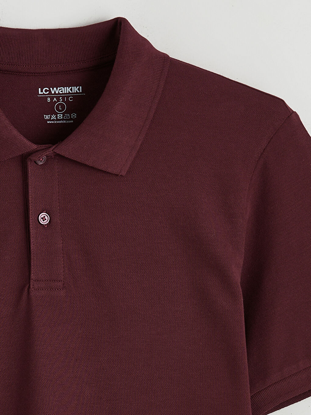 تي شيرت ياقة بولو بيكيه للرجال-1