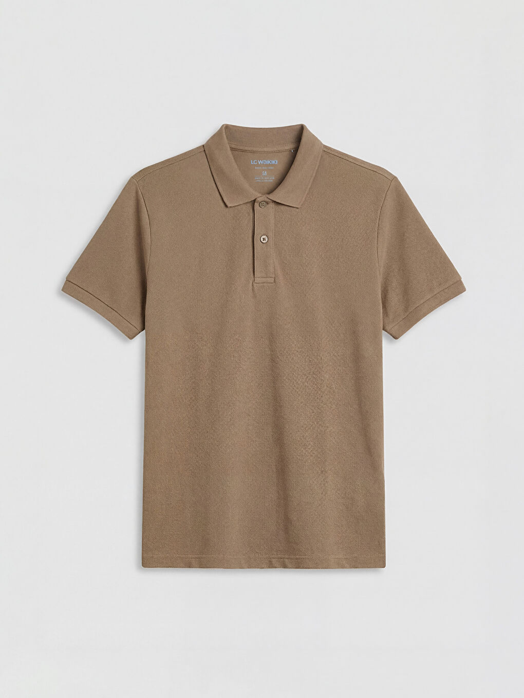 Polo Collar Pique Men's T-Shirt-4