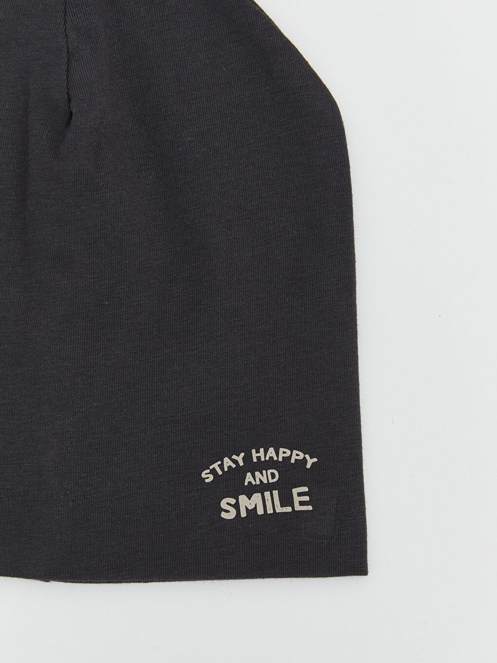 Gri Baskılı Erkek Bebek Bere 2'li-1