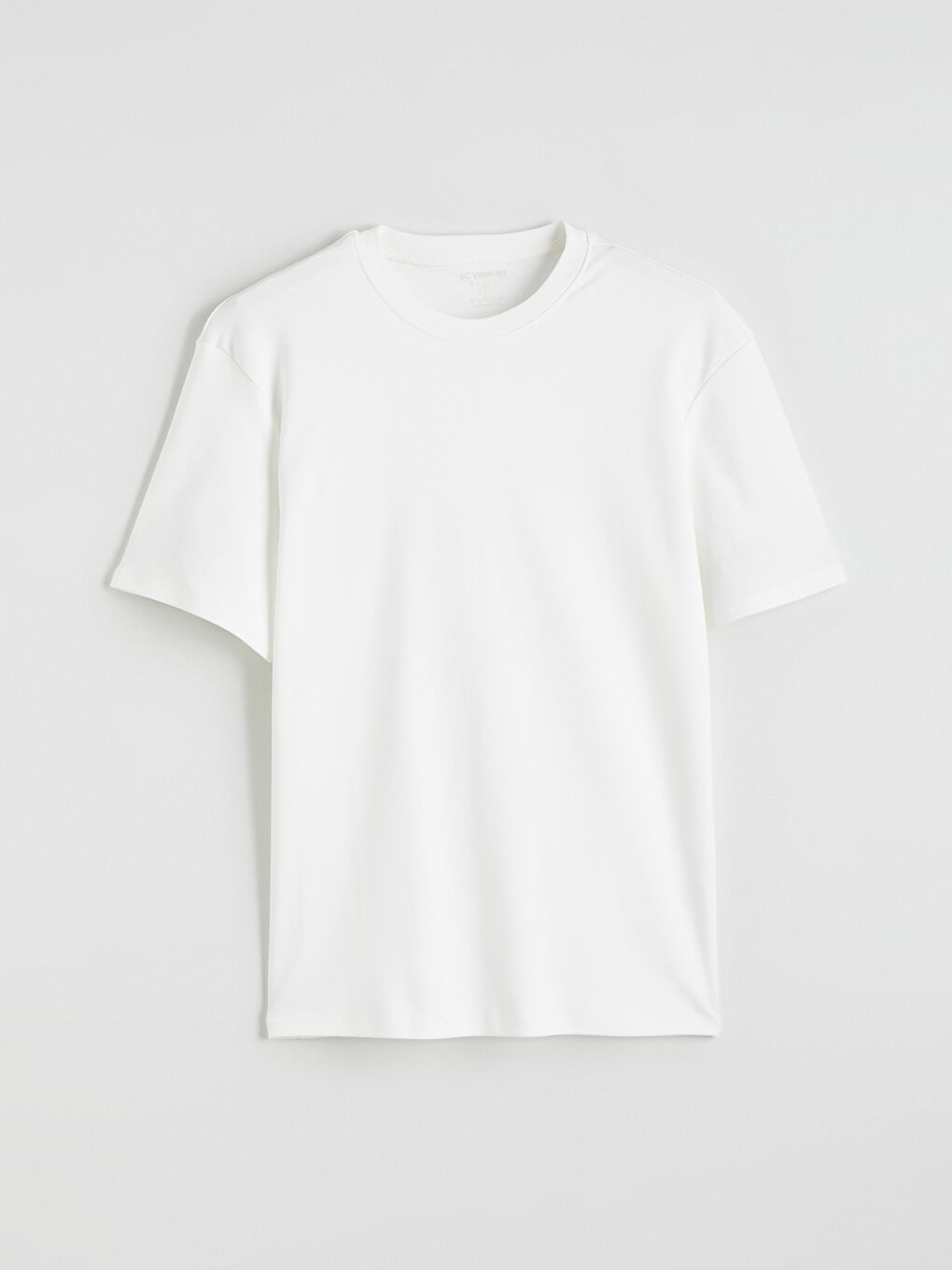 تيشيرت رجالي بياقة دائرية قماش جيرسي