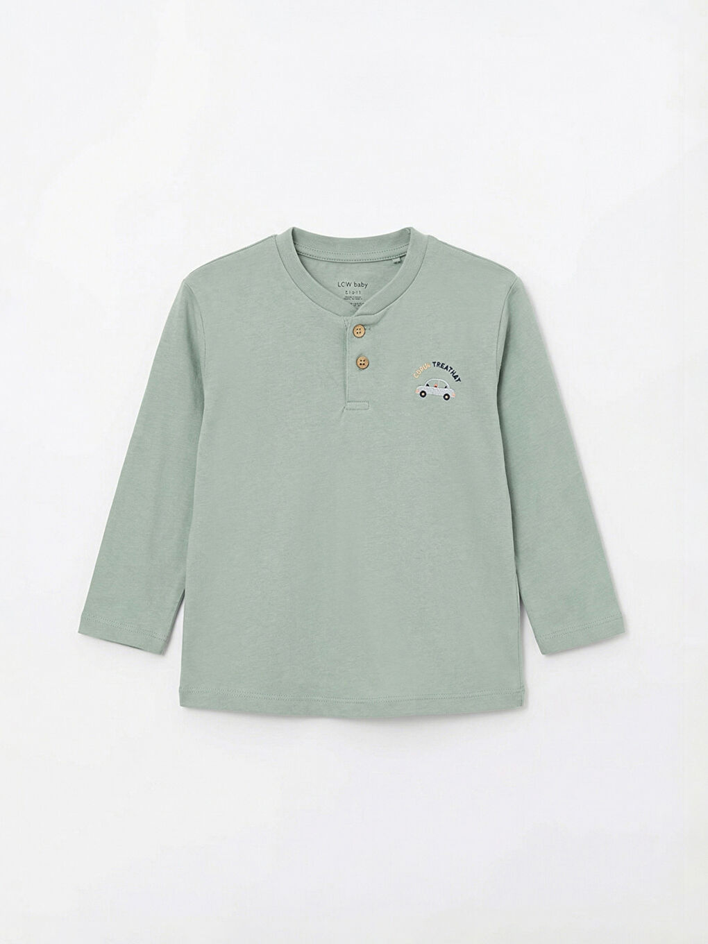 Yeşil Nakışlı Erkek Bebek Pijama Takımı-1