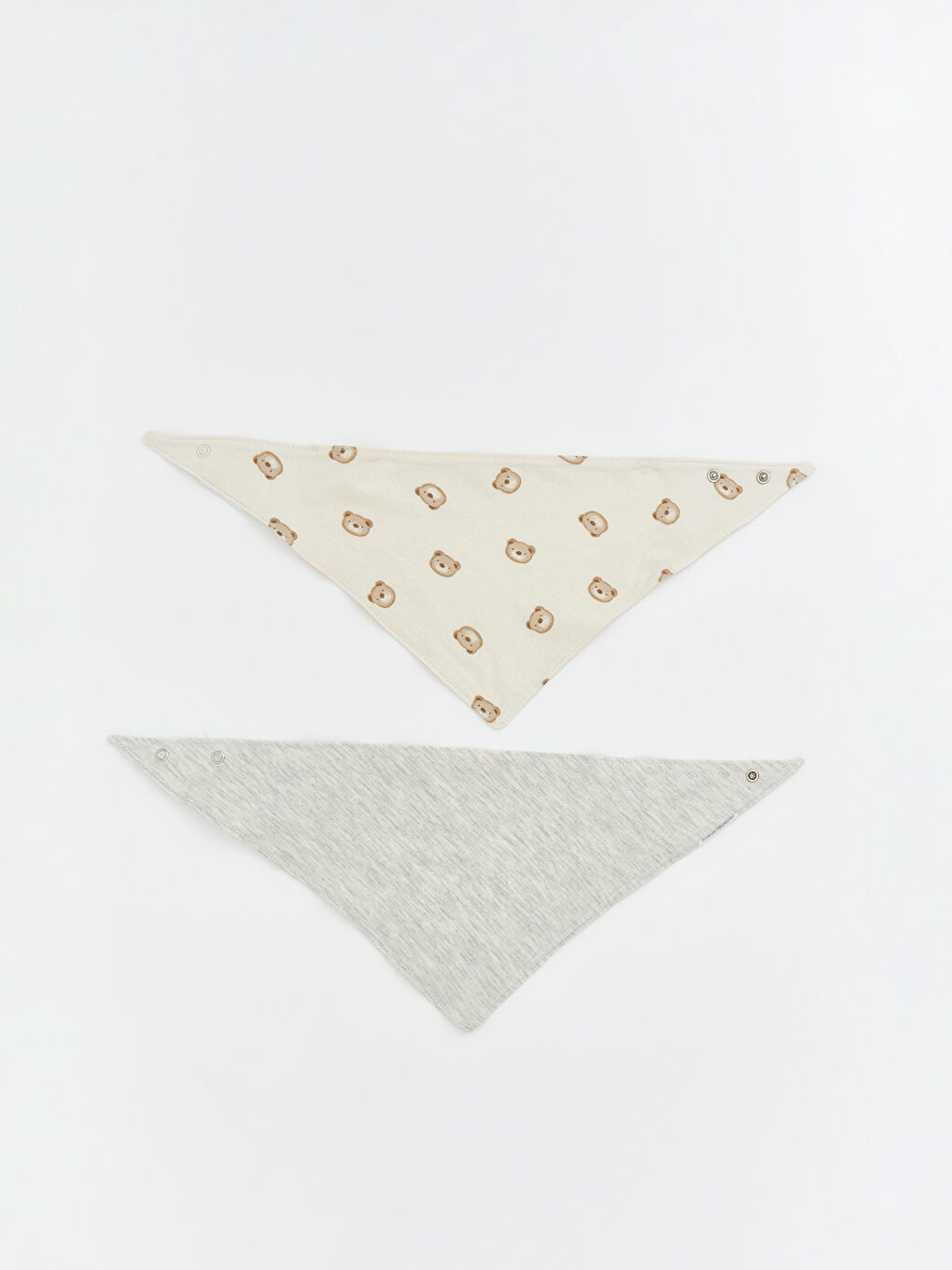 Baskılı Erkek Bebek Mama Önlüğü 2'li