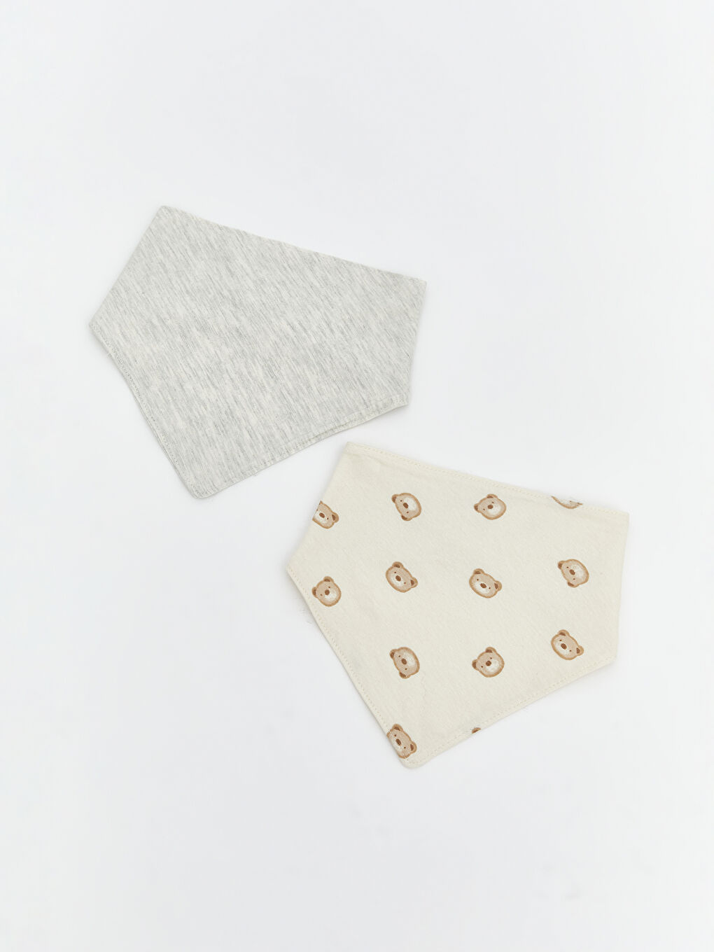 Baskılı Erkek Bebek Mama Önlüğü 2'li-1