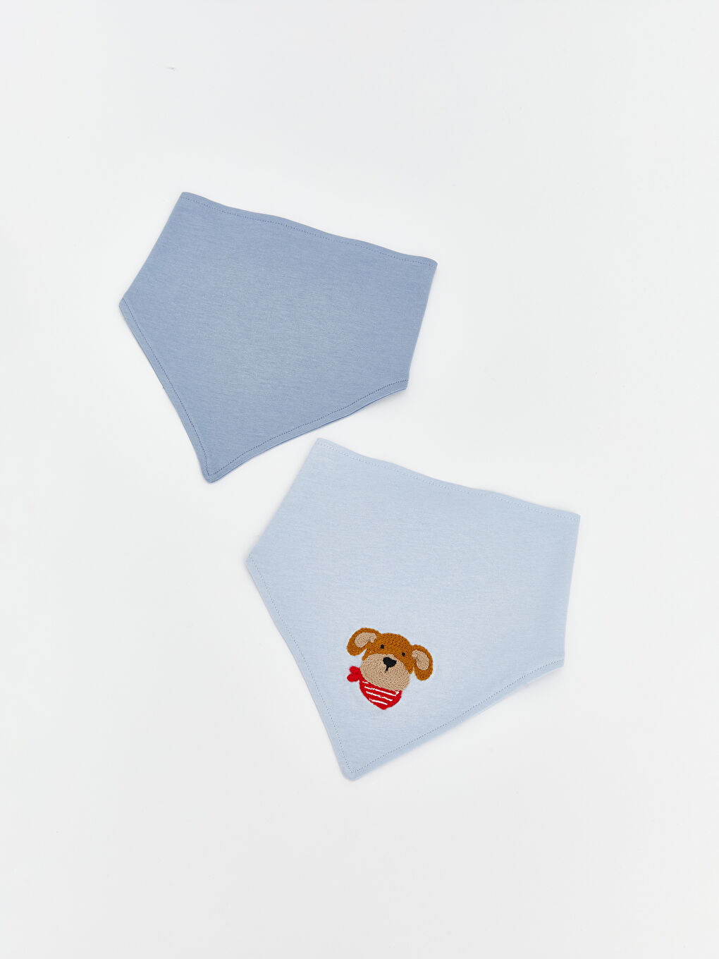 Two-pack of printed baby boy bibs.-1