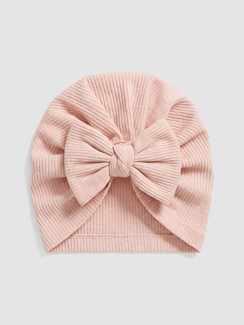 Ekru Fiyonk Detaylı Kız Bebek Bere 2'li-4