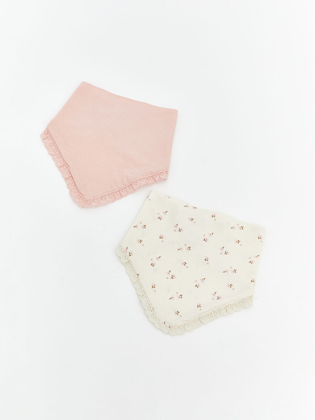 Baskılı Kız Bebek Mama Önlüğü 2'li-1