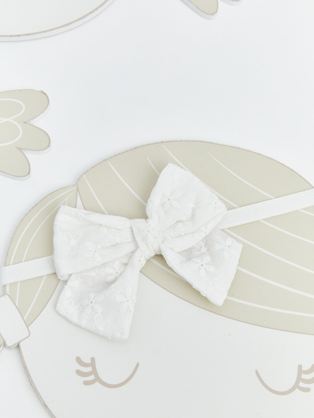 Mavi Fiyonk Figürlü Kız Bebek Saç Bandı 3'lü-1