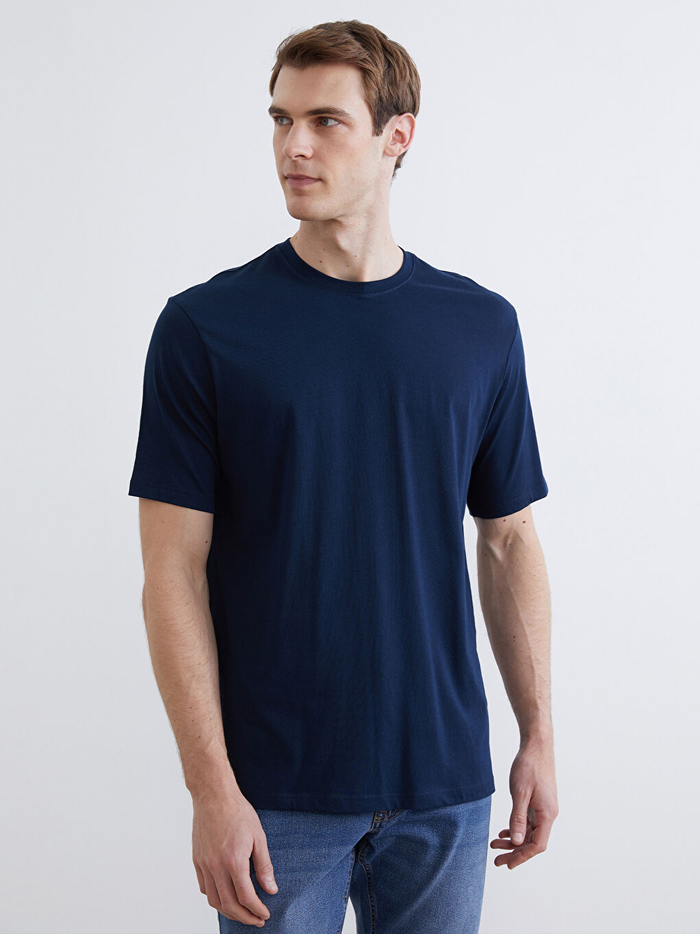 Crew Neck Jersey Men's T-Shirt
