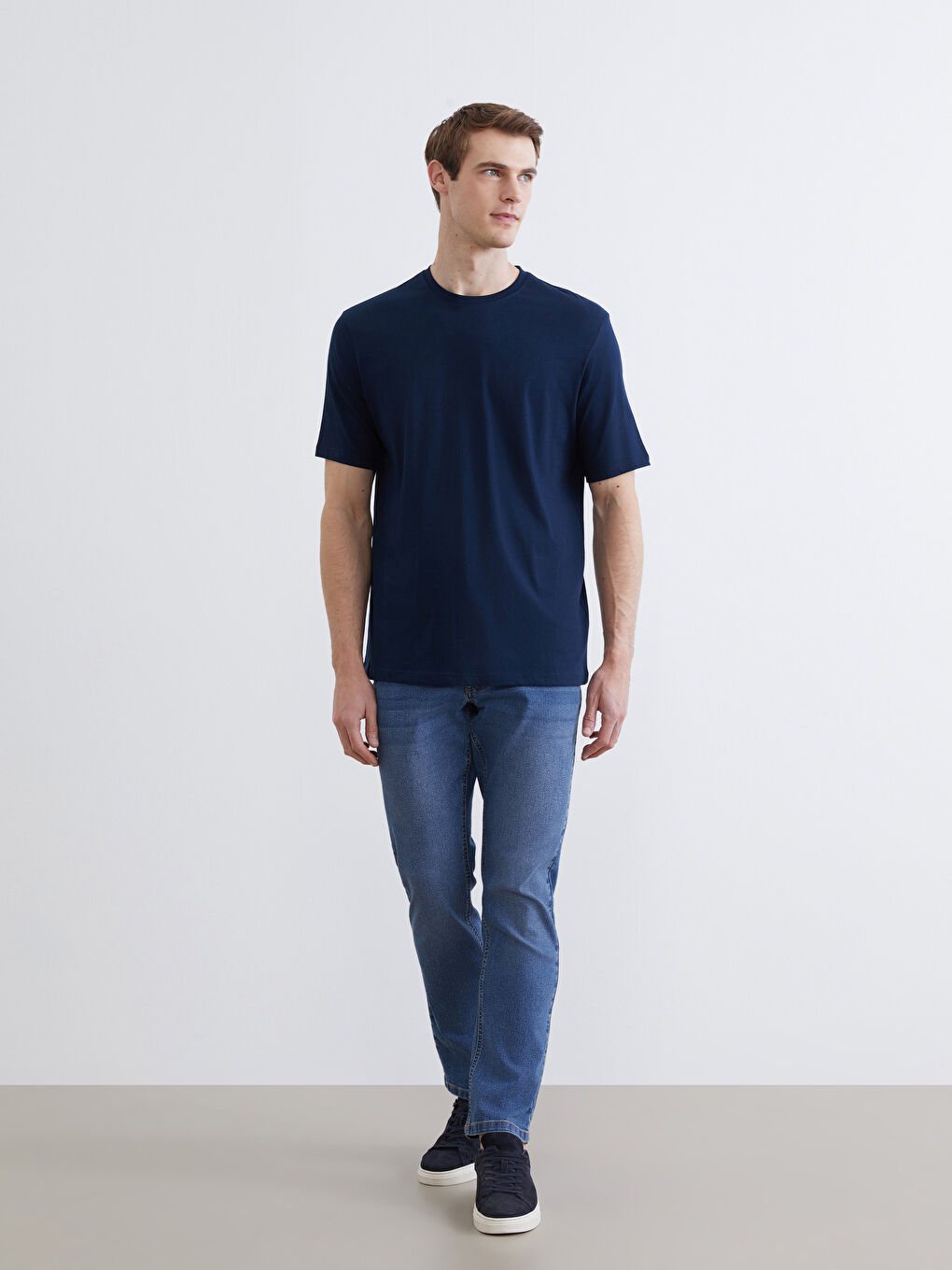 Crew Neck Jersey Men's T-Shirt-1