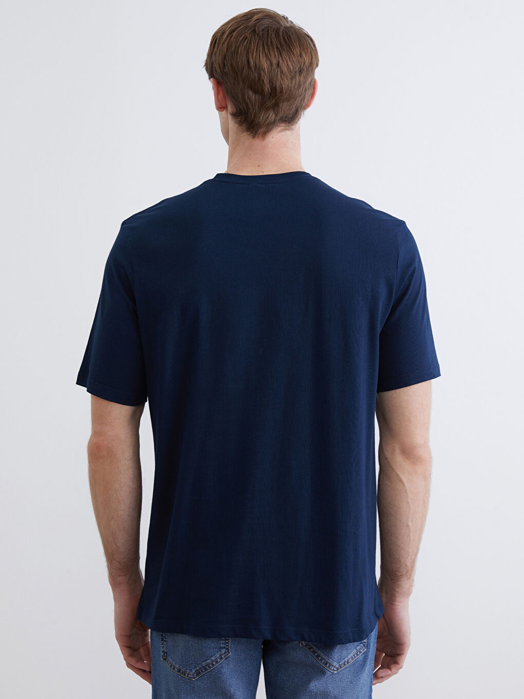 Crew Neck Jersey Men's T-Shirt-3