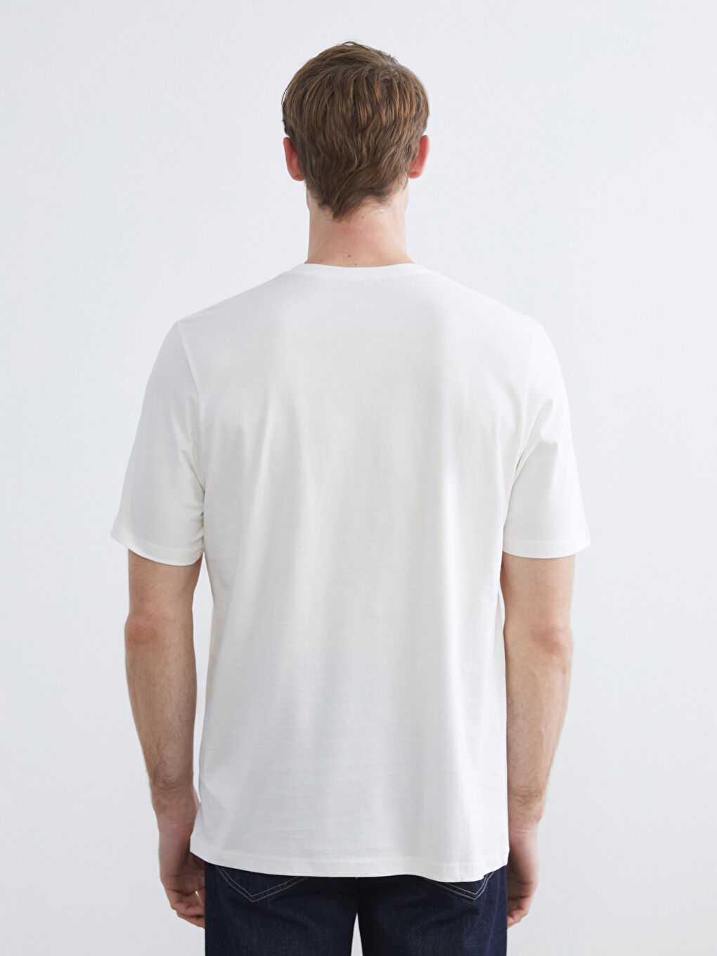 Crew Neck Jersey Men's T-Shirt-3