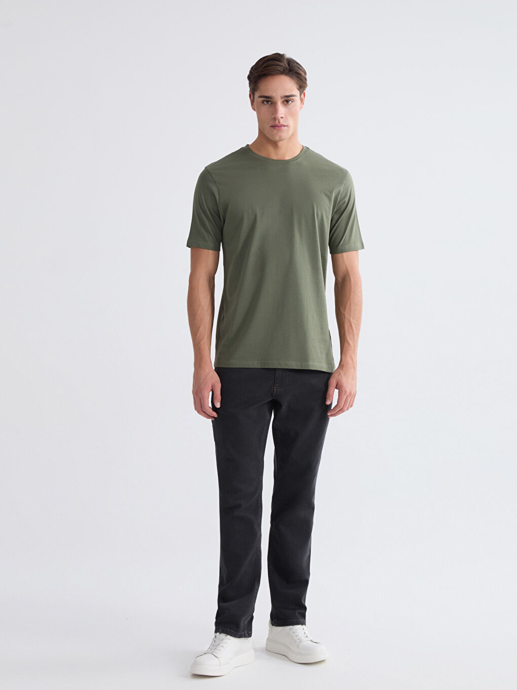 Crew Neck Jersey Men's T-Shirt-1