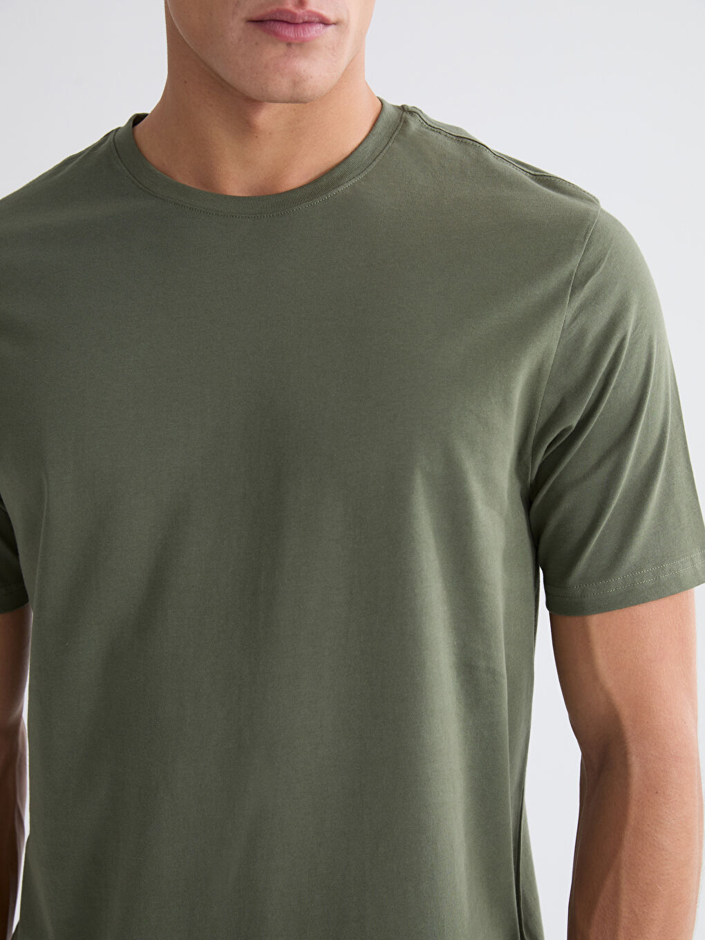 Crew Neck Jersey Men's T-Shirt-2