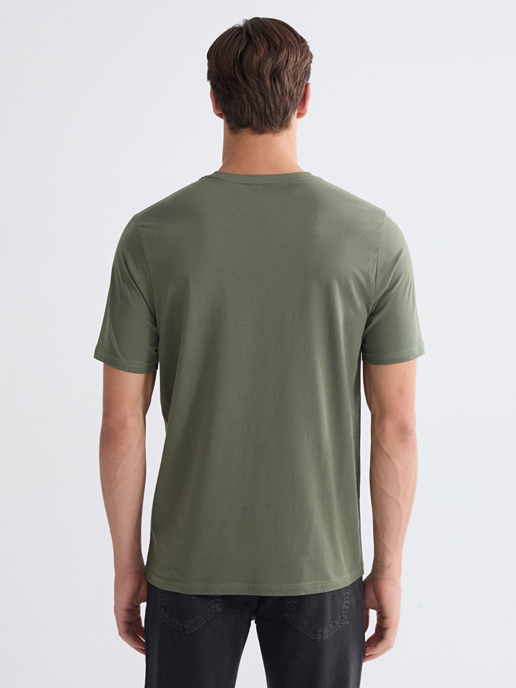 Crew Neck Jersey Men's T-Shirt-3