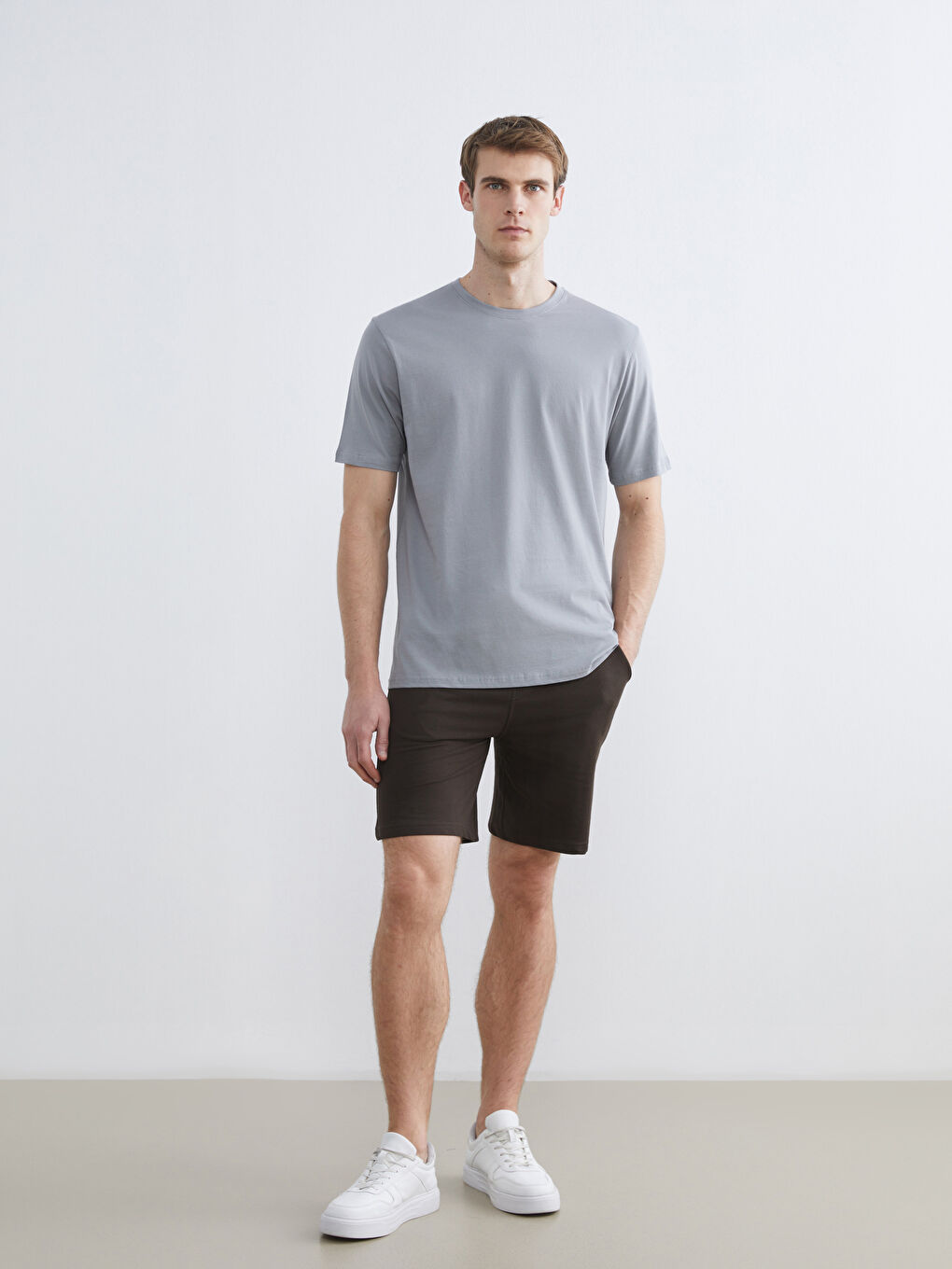 Crew Neck Jersey Men's T-Shirt-1