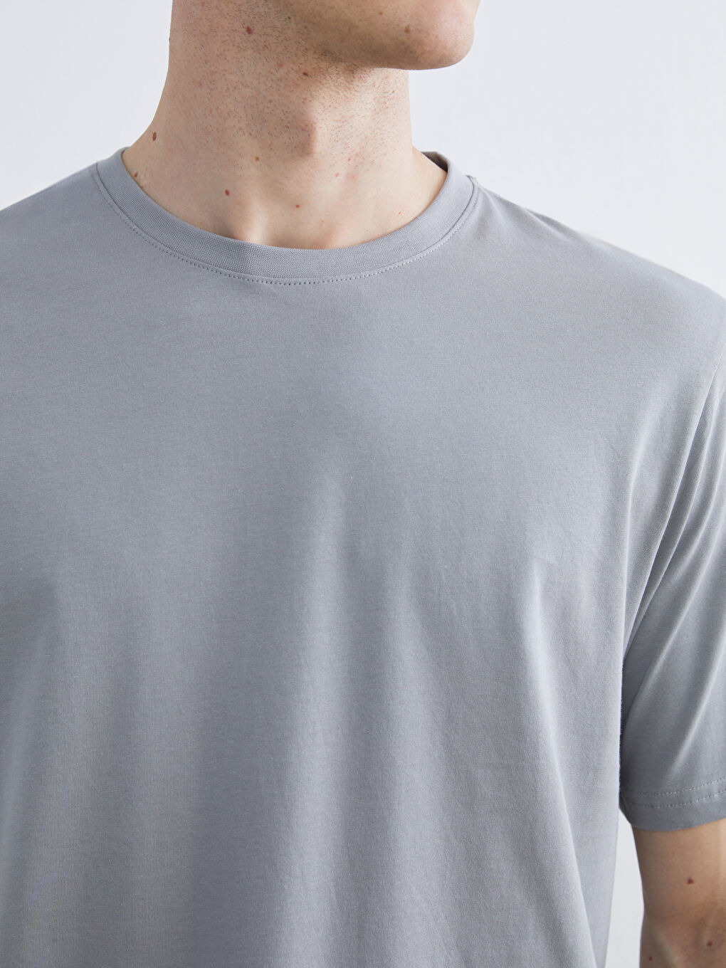 Crew Neck Jersey Men's T-Shirt-2