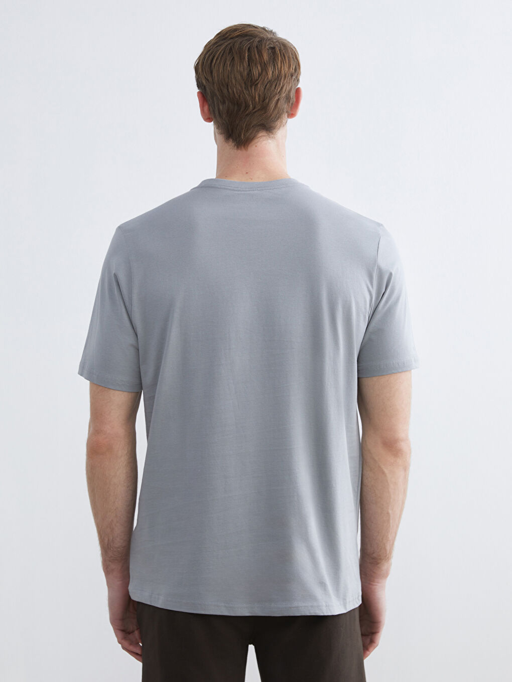 Crew Neck Jersey Men's T-Shirt-3