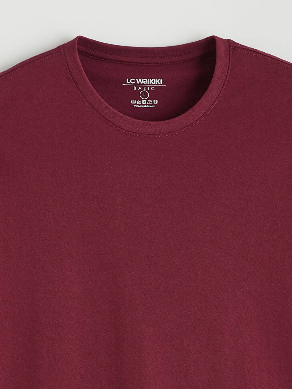 تيشيرت رجالي بياقة دائرية قماش جيرسي-5