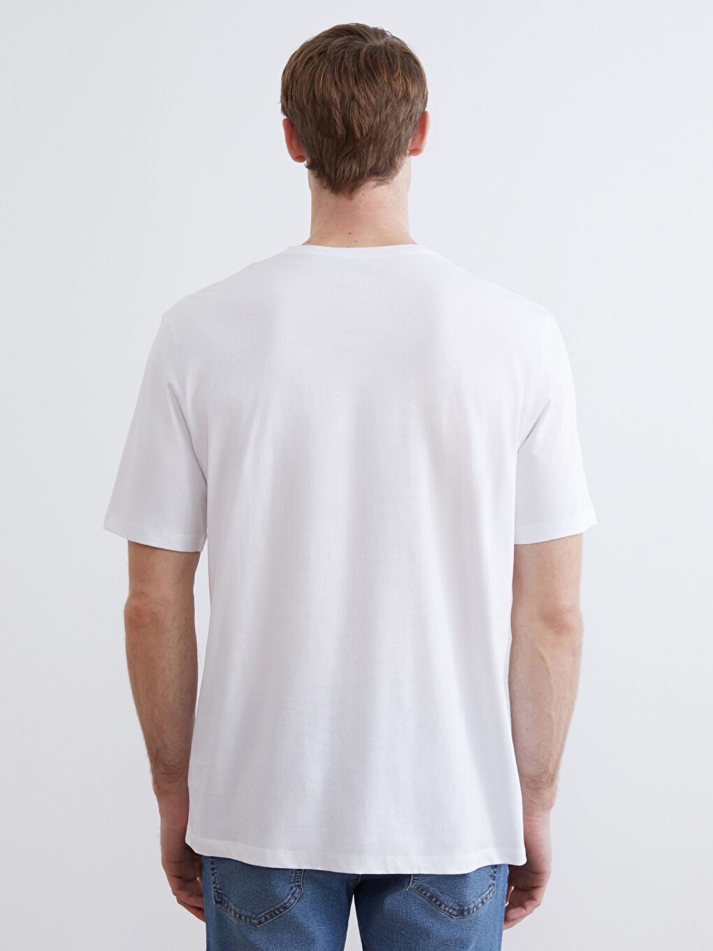 Crew Neck Jersey Men's T-Shirt-3