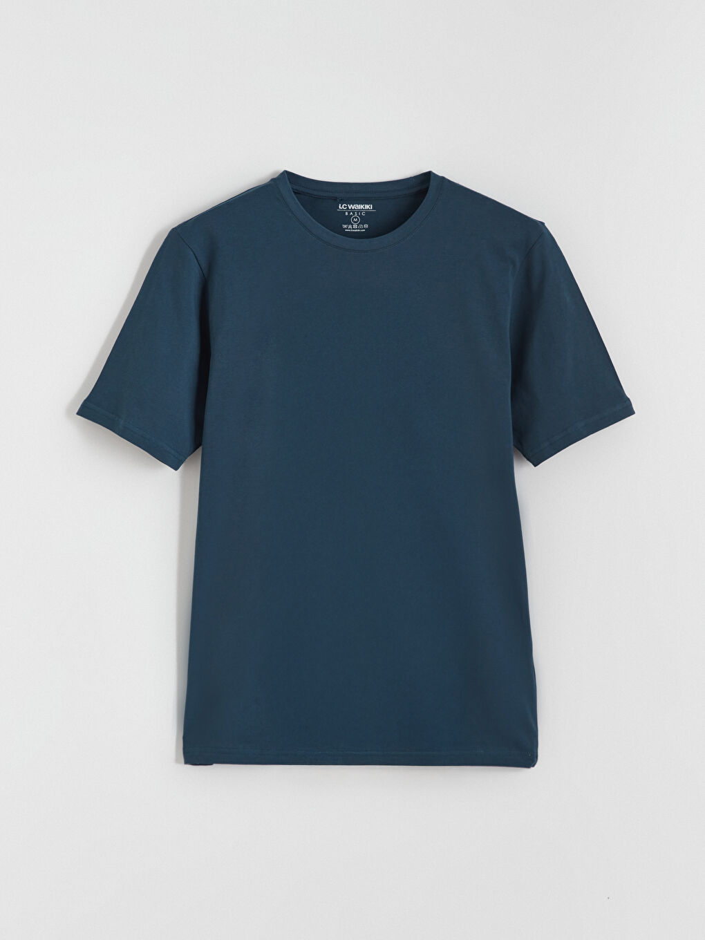 تيشيرت رجالي بياقة دائرية قماش جيرسي-4