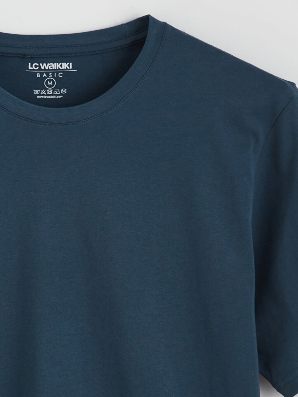 تيشيرت رجالي بياقة دائرية قماش جيرسي-5