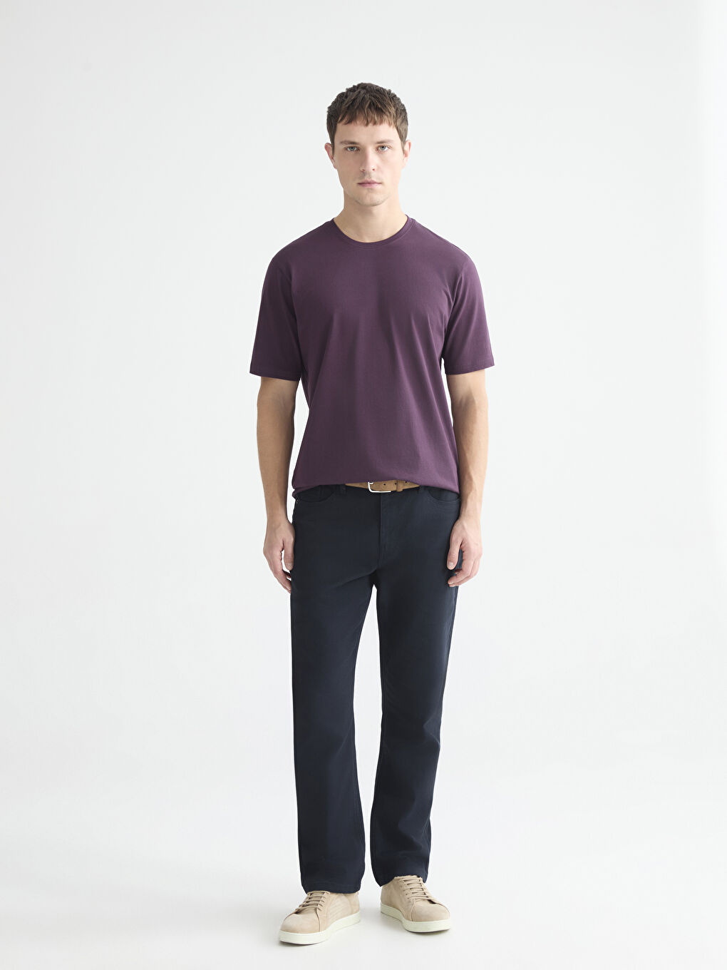 Crew Neck Jersey Men's T-Shirt-1